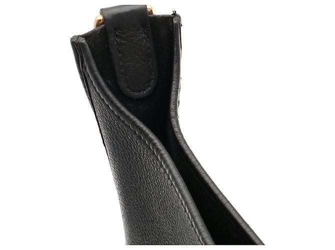 Hermès Borsa a tracolla Hermes Evelyne I GM in pelle Togo nera Nero - vista 8