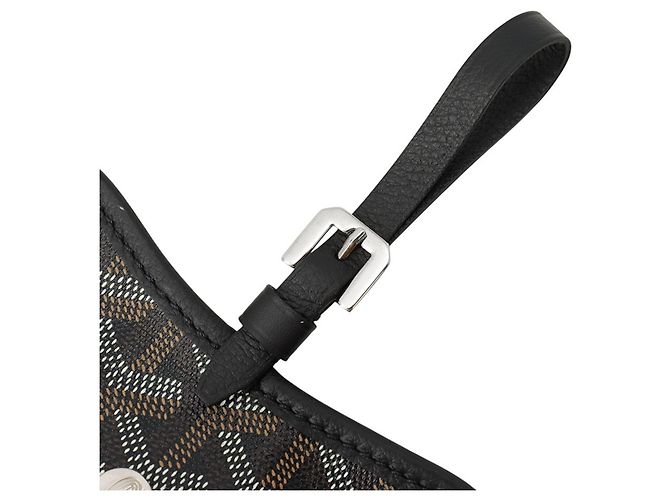 Pochette Goyard Nera Marrone Bianca Nero Bianco - vista 5