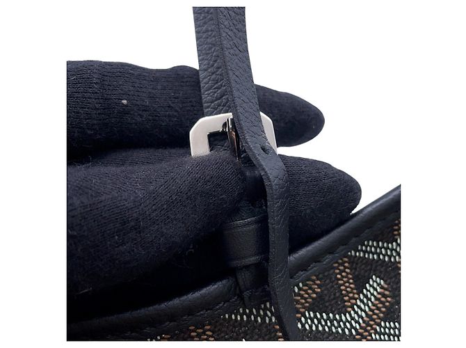 Pochette Goyard Nera Marrone Bianca Nero Bianco - vista 6