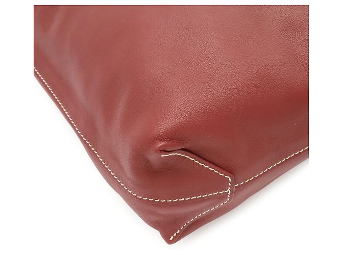 Hermès Borsa Tote Hermes Double Sens 28 Marrone Rosso - vista 4