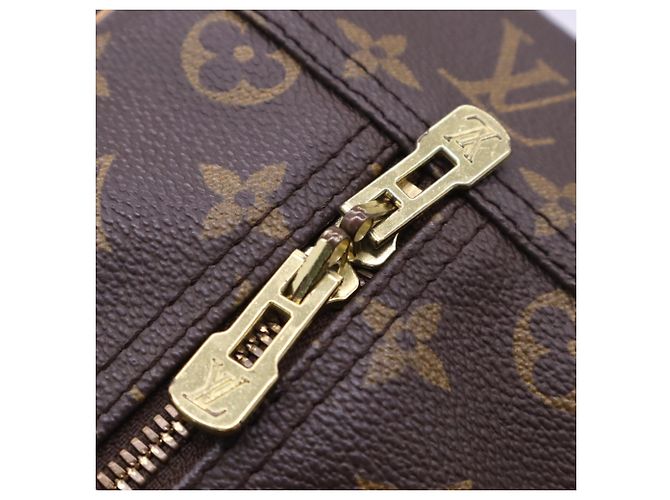 Bolso Louis Vuitton Monogram Deauville Castaño Beige - vista 12