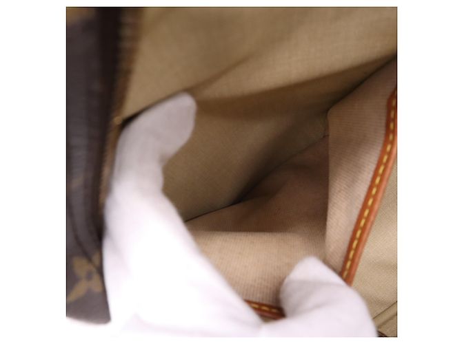 Bolso Louis Vuitton Monogram Deauville Castaño Beige - vista 14