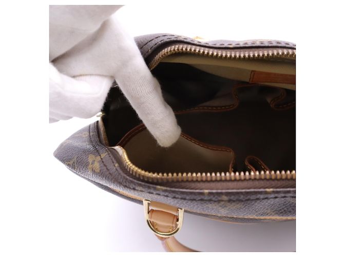 Bolso Louis Vuitton Monogram Deauville Castaño Beige - vista 16