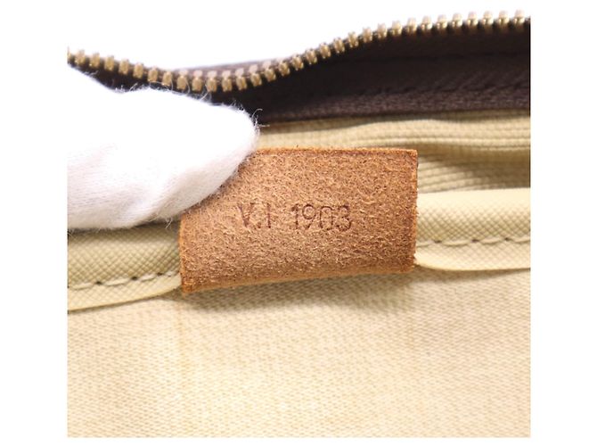 Bolso Louis Vuitton Monogram Deauville Castaño Beige - vista 19