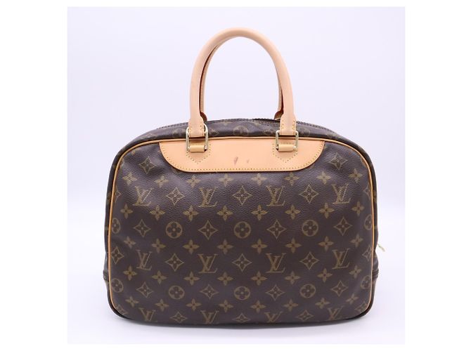 Bolso Louis Vuitton Monogram Deauville Castaño Beige - vista 2
