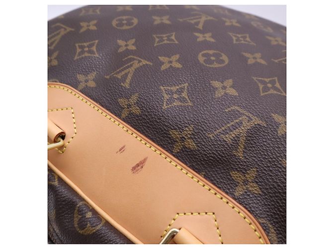 Bolso Louis Vuitton Monogram Deauville Castaño Beige - vista 4