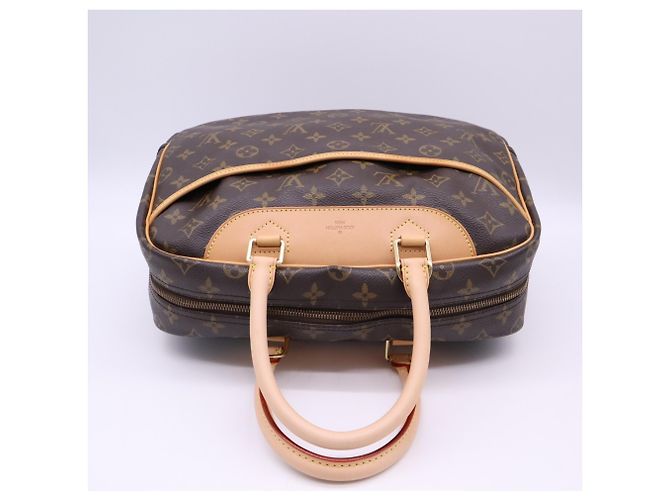 Bolso Louis Vuitton Monogram Deauville Castaño Beige - vista 8