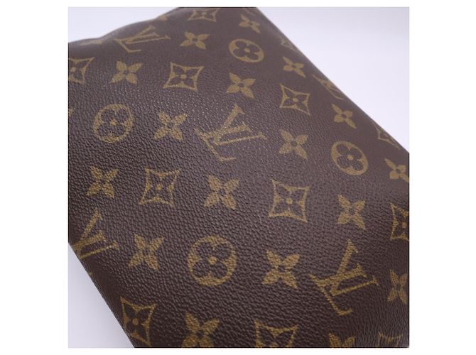 Borsa a tracolla Louis Vuitton Monogram Musette Tango Marrone Beige - vista 4