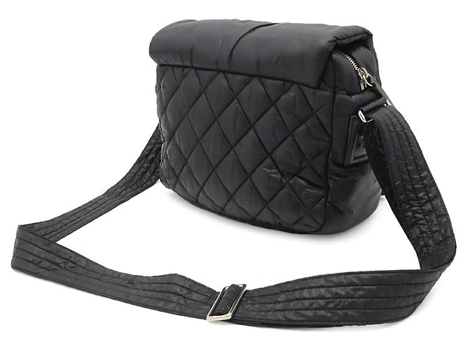 Chanel Coco Cocoon Matelassé kleine Schultertasche Schwarz - Ansicht 3