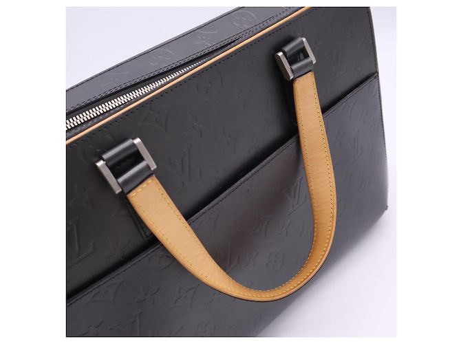 Sac à main Louis Vuitton Monogram Matte Malden Marron - vue 13