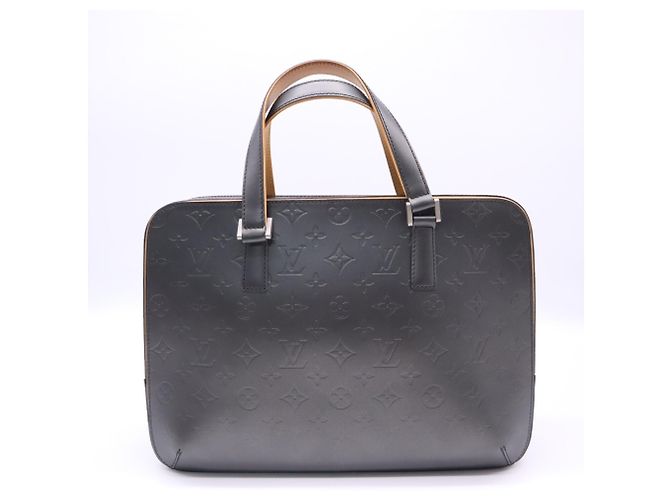 Sac à main Louis Vuitton Monogram Matte Malden Marron - vue 2