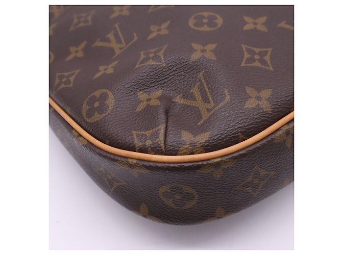 Borsa a tracolla Louis Vuitton Monogram Odeon PM Marrone Beige - vista 11