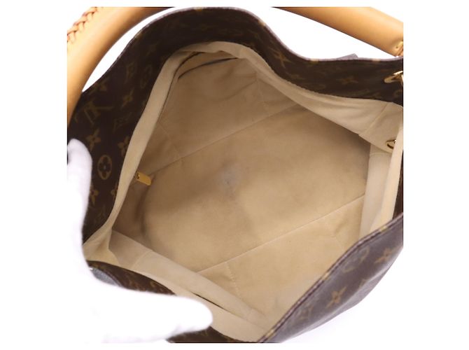 Borsa Louis Vuitton Monogram Artsy MM Marrone Beige - vista 14