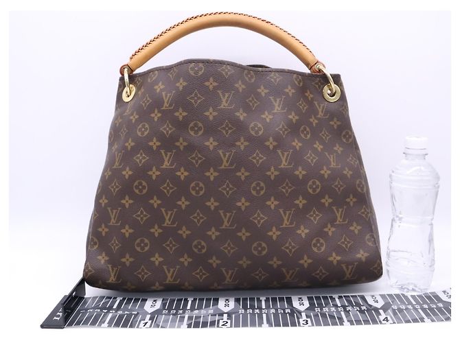 Borsa Louis Vuitton Monogram Artsy MM Marrone Beige - vista 3