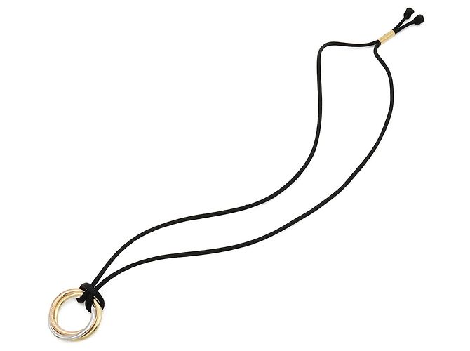 Cartier Trinity Halskette Schwarz Golden - Ansicht 3