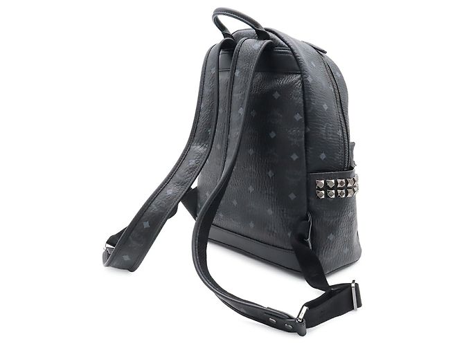 Mochila MCM Stark Visetos Glam Negro - vista 3