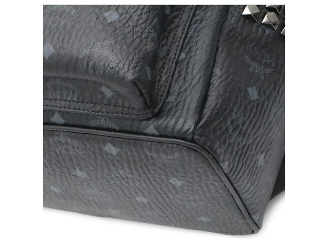 Mochila MCM Stark Visetos Glam Negro - vista 4