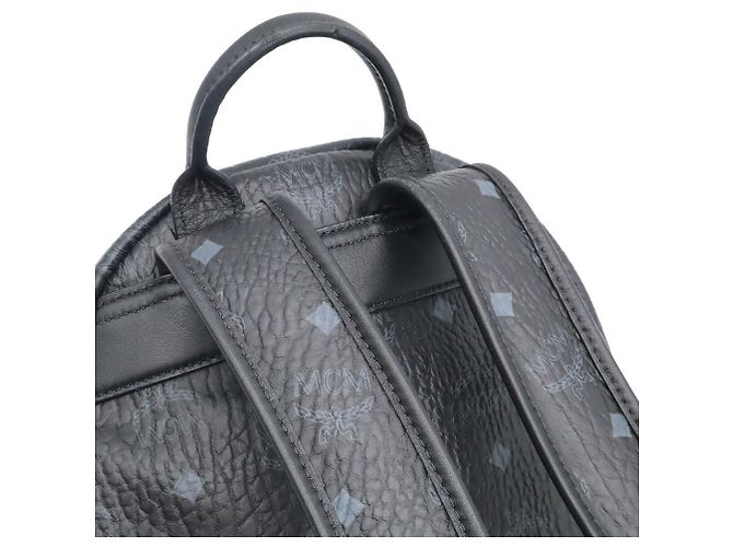 Mochila MCM Stark Visetos Glam Negro - vista 5