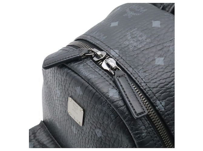 Mochila MCM Stark Visetos Glam Negro - vista 8