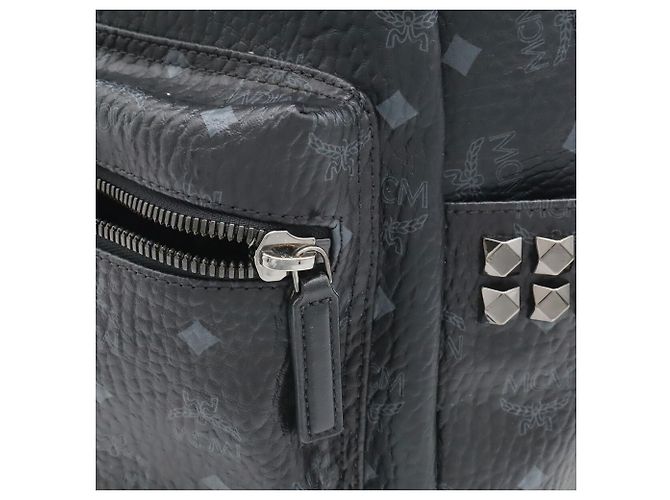 Mochila MCM Stark Visetos Glam Negro - vista 9