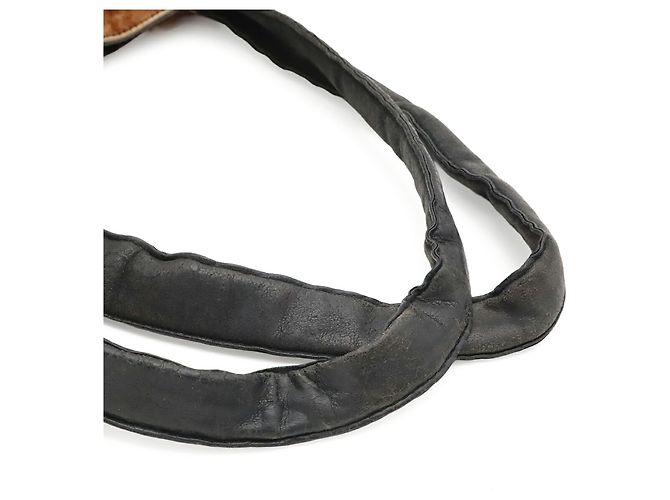 Bolso Tote CHANEL de piel de conejo Coco Mark Castaño Negro - vista 5