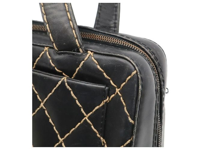 Bolso Tote Chanel Wild Stitch Coco Mark Negro - vista 9