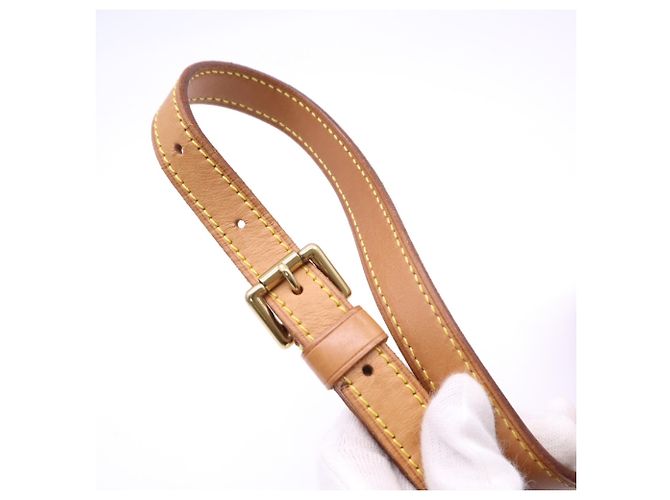 Borsa a tracolla LOUIS VUITTON Monogram Musette Tango Marrone Beige - vista 9
