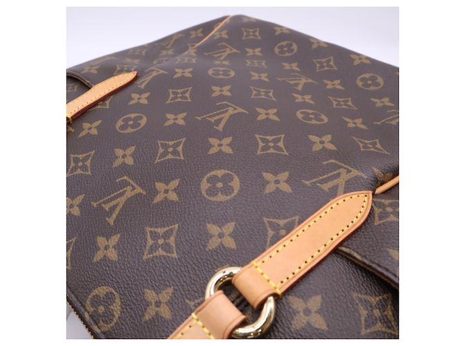 Bolso Louis Vuitton Monogram Totally MM Castaño Beige - vista 4