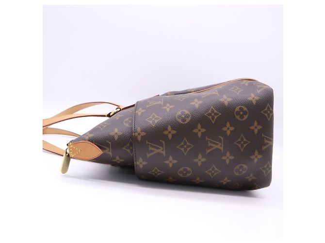 Bolso Louis Vuitton Monogram Totally MM Castaño Beige - vista 5