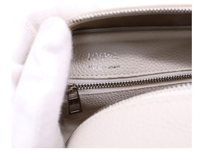Loewe Amazona Lederhandtasche Weiß - Ansicht 20