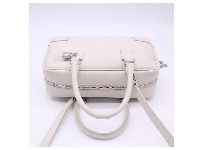 Loewe Amazona Lederhandtasche Weiß - Ansicht 8