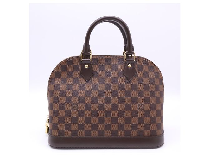 Louis Vuitton Damier Alma Handtasche Braun Beige - Ansicht 2