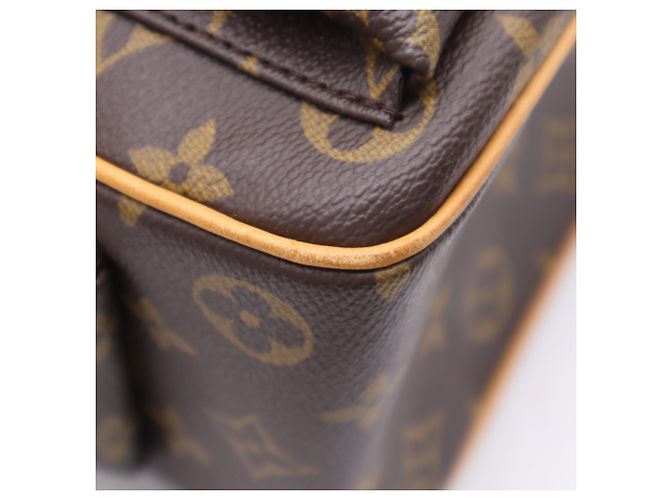 Louis Vuitton Monogram Multipli Cite Handtasche Braun Beige - Ansicht 6