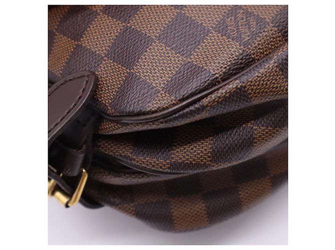 Borsa a tracolla Louis Vuitton Damier Saumur 30 Marrone Beige - vista 11