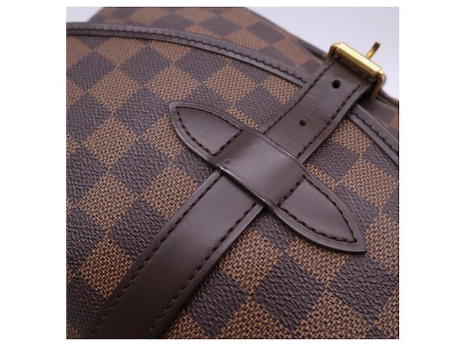 Borsa a tracolla Louis Vuitton Damier Saumur 30 Marrone Beige - vista 4
