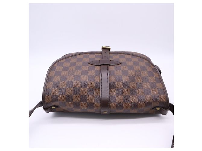 Borsa a tracolla Louis Vuitton Damier Saumur 30 Marrone Beige - vista 8