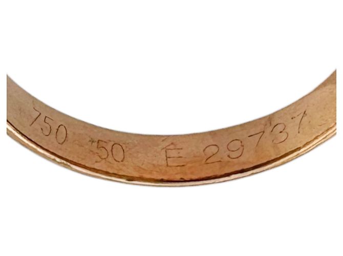 Anello Cartier Trinity in oro 18K e diamanti D'oro - vista 7