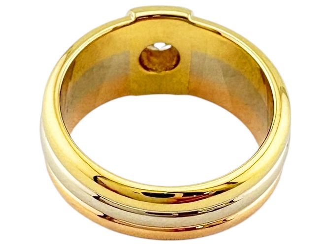 Cartier Drei-Farben Diamantbandring Golden - Ansicht 5