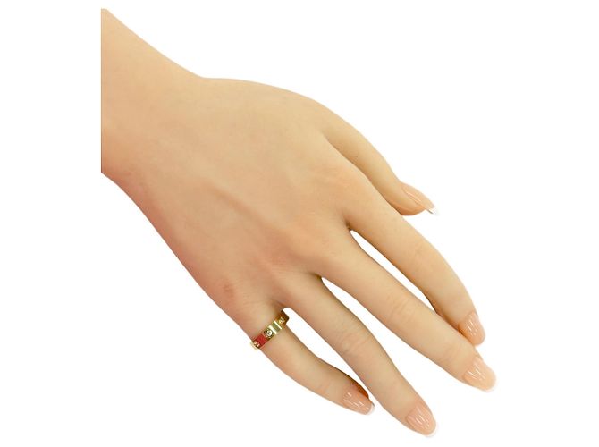 Anello Cartier Mini Love Interamente Diamanti D'oro - vista 2