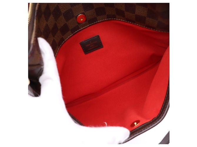 Louis Vuitton Damier Bloomsbury PM Schultertasche Braun Beige - Ansicht 17