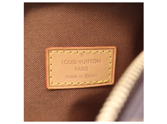 Borsa a tracolla Louis Vuitton Monogram Pochette Gange Marrone Beige - vista 16