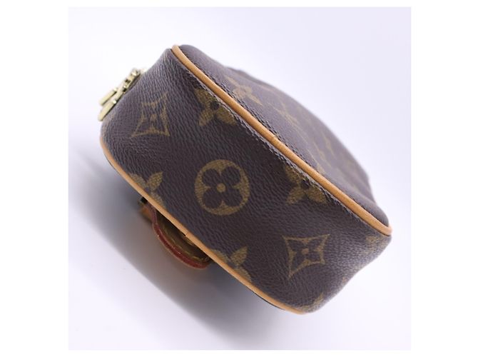Borsa a tracolla Louis Vuitton Monogram Pochette Gange Marrone Beige - vista 7