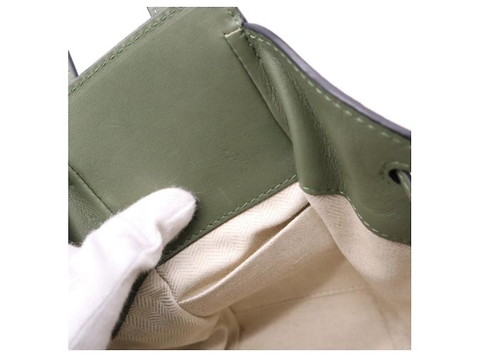 Bolsa Loewe Hammock Mini Drawstring Verde - vista 15