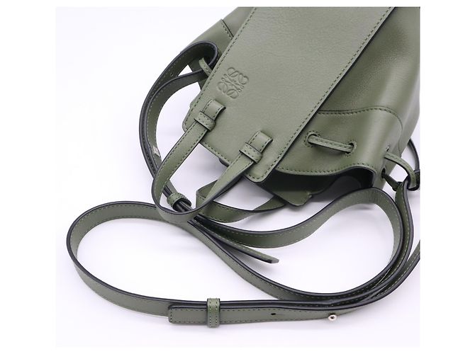 Bolsa Loewe Hammock Mini Drawstring Verde - vista 9