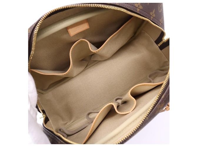 Louis Vuitton Monogram Deauville Handtasche Braun Beige - Ansicht 14