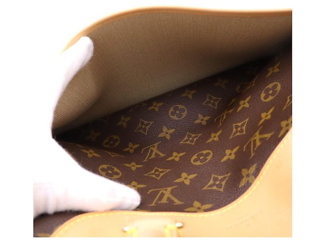 Louis Vuitton Monogram Deauville Handtasche Braun Beige - Ansicht 16