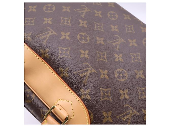 Louis Vuitton Monogram Deauville Handtasche Braun Beige - Ansicht 4