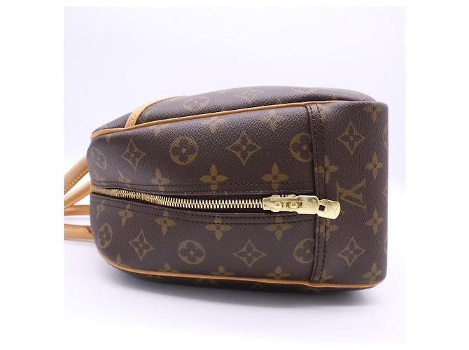 Louis Vuitton Monogram Deauville Handtasche Braun Beige - Ansicht 5