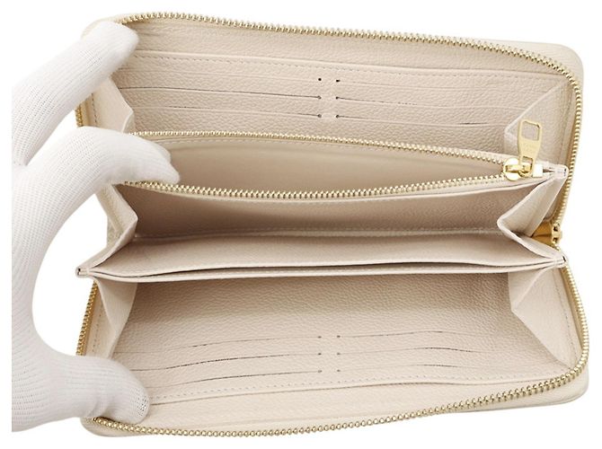 Portafoglio lungo Louis Vuitton Monogram Empreinte D'oro - vista 4
