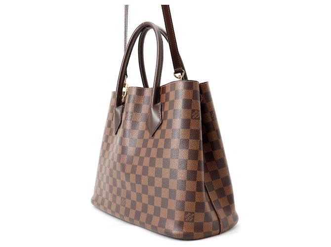Louis Vuitton Damier Ebene Kensington Tote Bag Braun - Ansicht 2